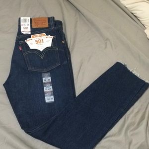 Levis 501 skinny stretch